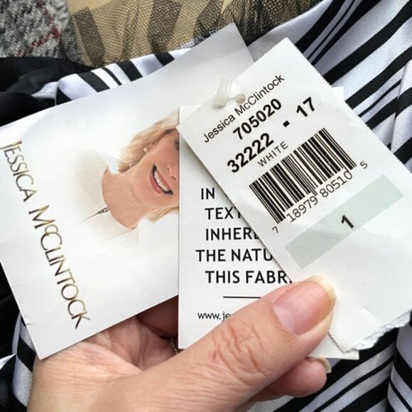 Vintage Jessica McClintock for Gunne Sax Chevron Strapless Mini Dress - 1 🇺🇸 - Picture 9 of 11